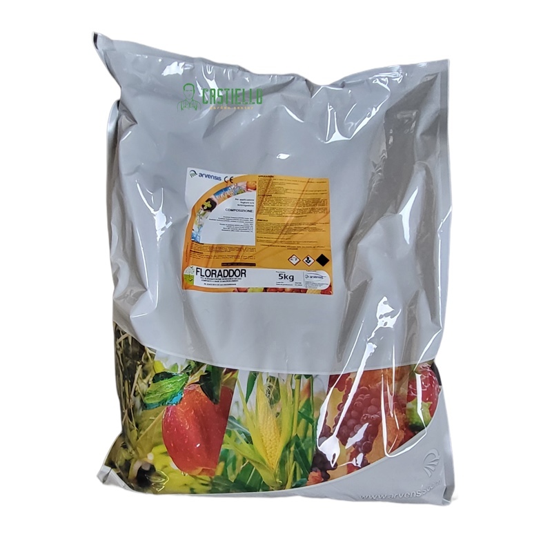 Floraddor 5kg concime fogliare per la fiuoritura e l'allegaggione Arvensis.