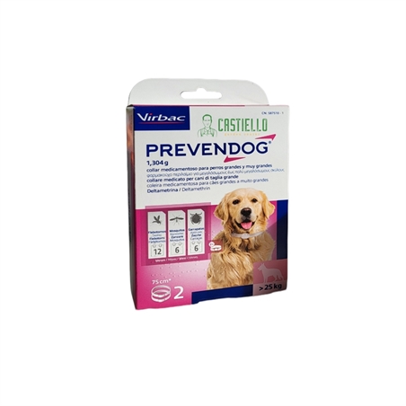 Collare antiparassitario cane superiore a 25kg pz2