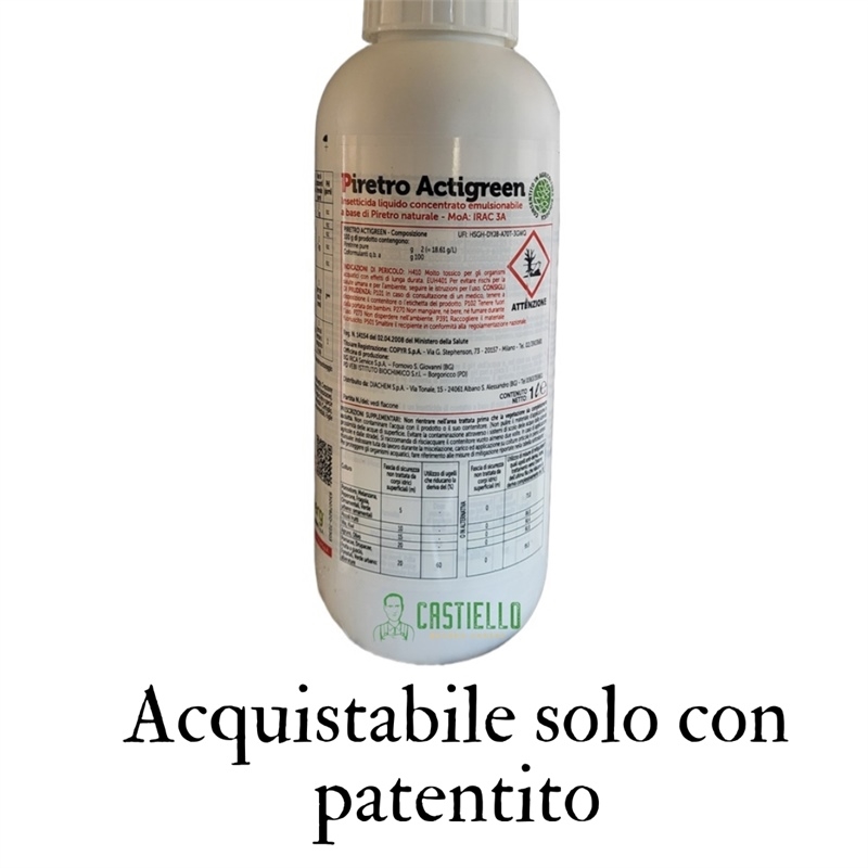 Piretro Actigreen 1lt biologico Chimiberg reg.14154