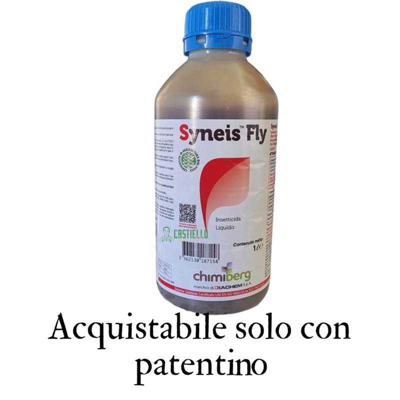 Syneis Fly insetticida liquido con spinosad 1lt con patentino