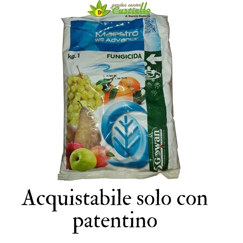 Maestro fungicida kg1 reg:15064 con patentino