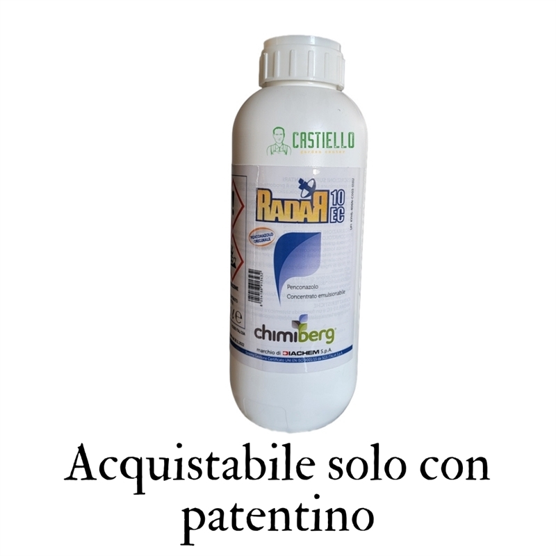 Radar 10EC penconazolo lt1  reg.16032 con Patentino