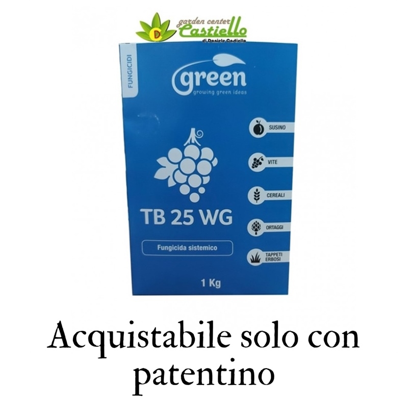 Tb 25 fungicida kg1 reg: 15650 con PATENTINO Tb 25 fungicida kg1 reg: 15650 con PATENTINO