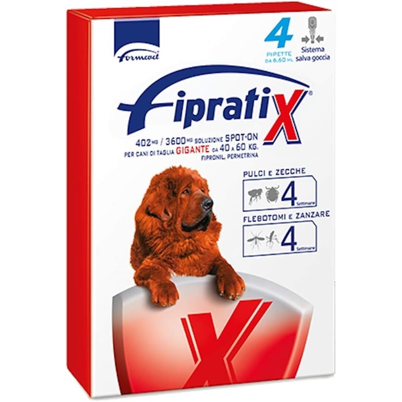 pipette fipratix, spot on per cani di taglia gigante