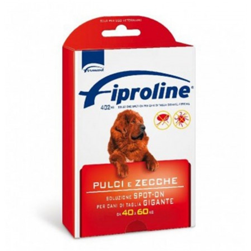 Pipette fipralone soluzione spot on per cani di taglia gigante