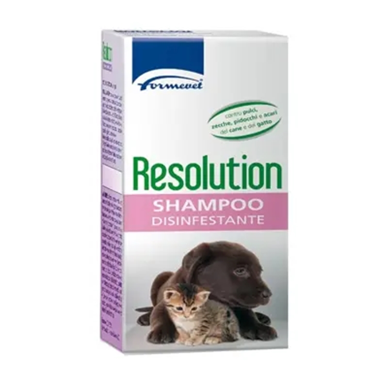Shampoo antiparassitario  resolution per cani e gatti