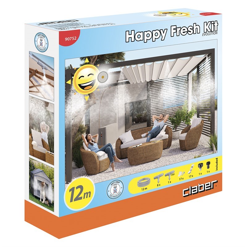 Happy fresh kit evolution claber 90752