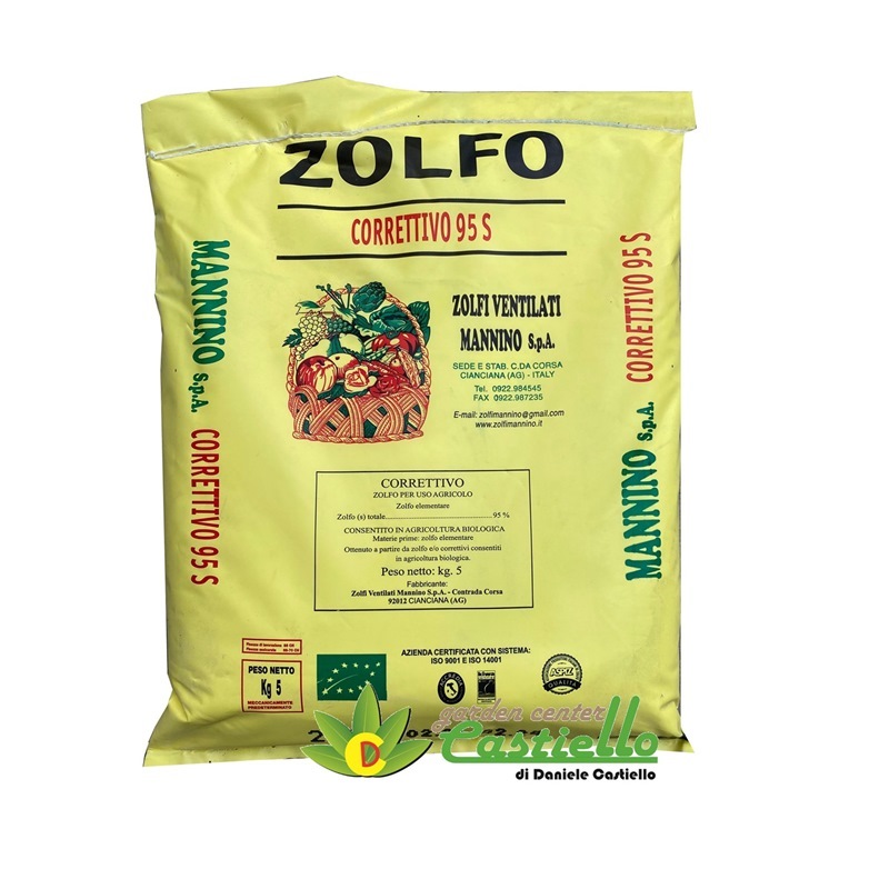 Zolfo giallo correttivo 95 Kg10 Zolfo giallo correttivo 95 Kg10