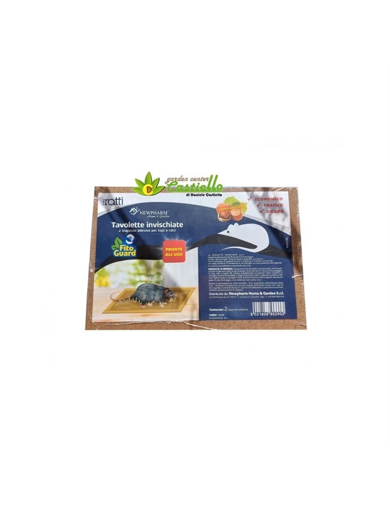 Tavolette topicide adesive collate 20X30 2pz Tavolette topicide adesive collate 20X30 2pz