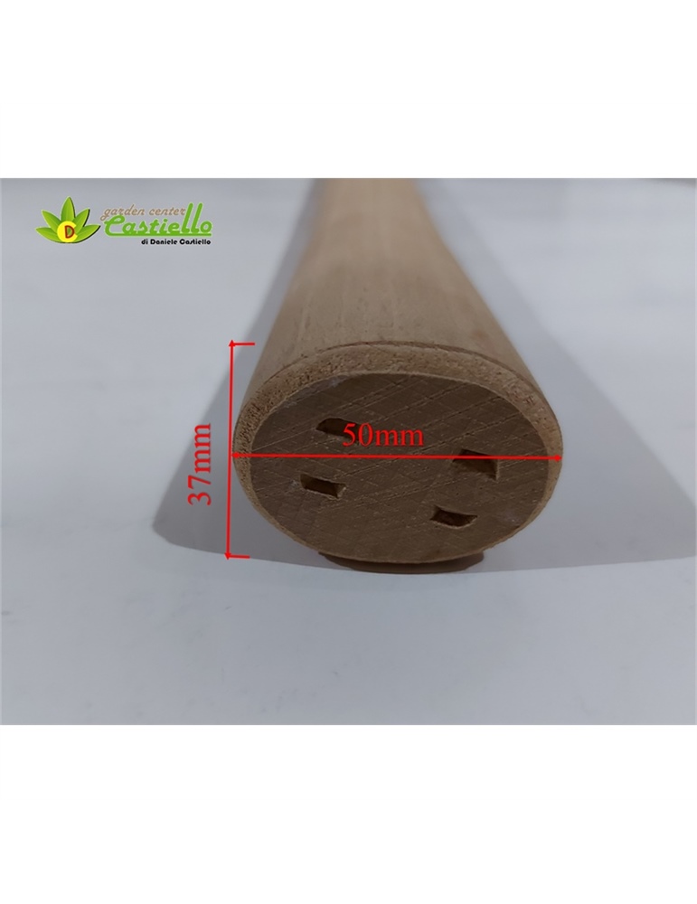 Manico zappa ovale faggio D.50 cm.125