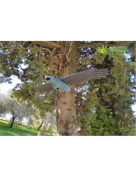 Corvo spaventapasseri volante stocker