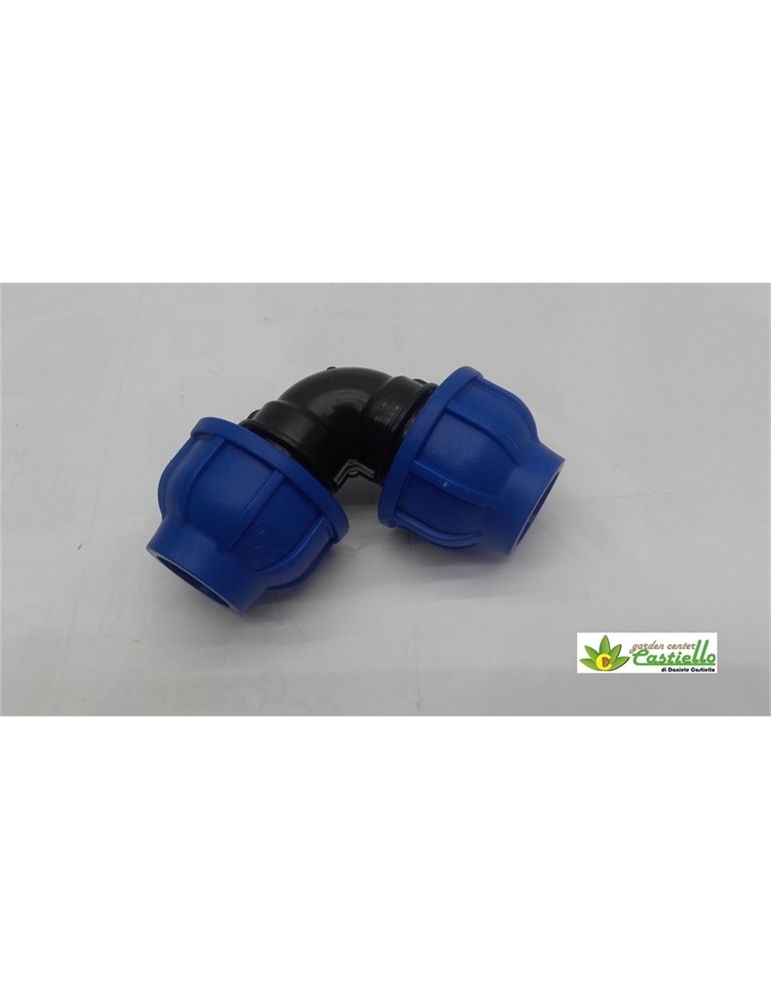 Giunto a gomito mm.20 polietilene