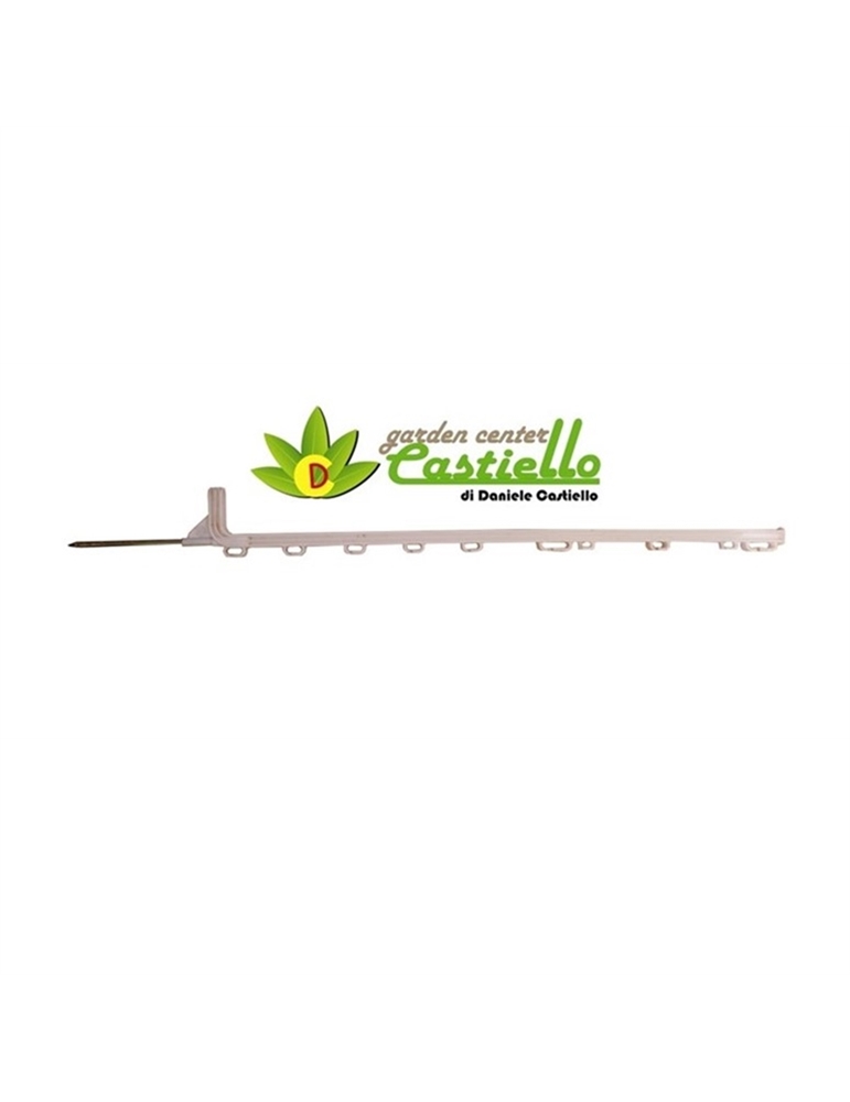 Picchetto multif. bianco 142/160cm recinto elettrico