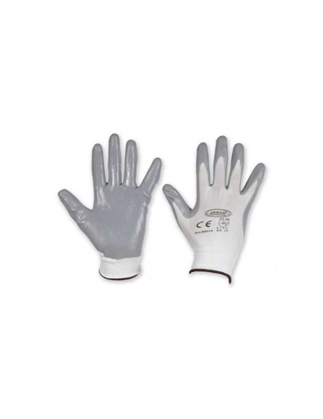 guanti soft touch tg10 spalmato grigio NBR