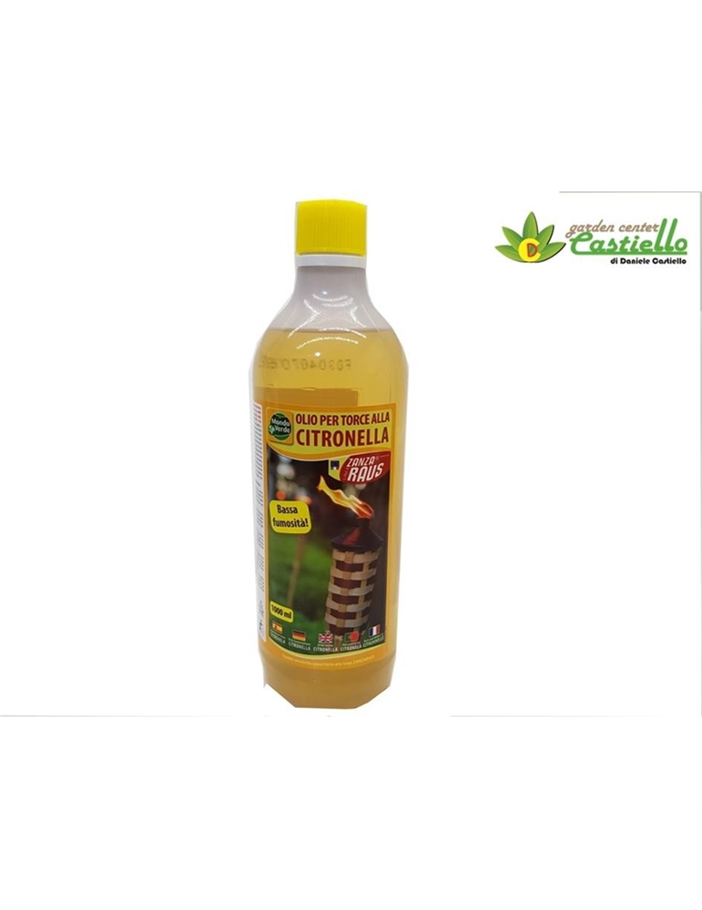 Olio Per Torce Alla Citronella 1 Lt Mondo Verde
