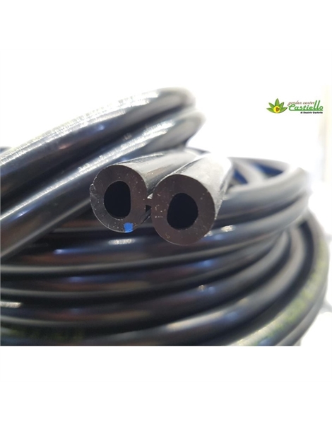 Tubo gemellato pvc per mungitrice 7x13mm