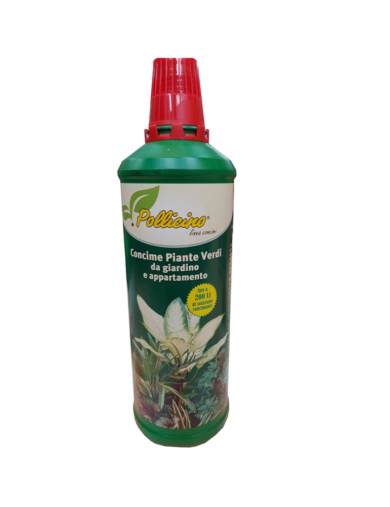 Pollicino concime per piante verdi e giardino lt 1