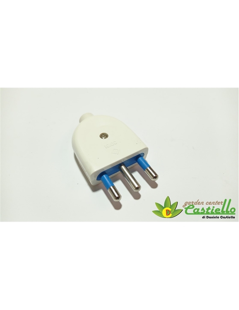 Spina S17 2P+T 16A bianco