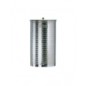 Contenitore inox s/r olio e vino lt 100
