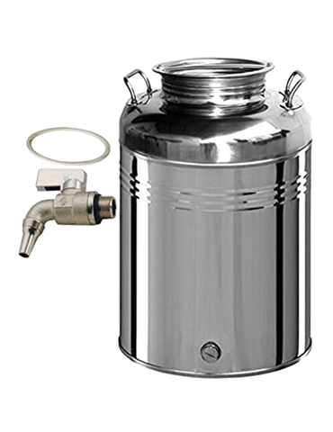 contenitore acciaio inox lt 50