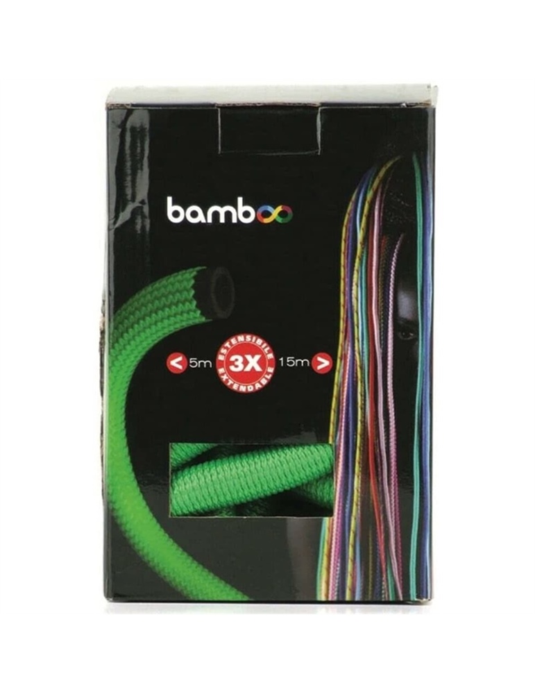 Tubo da giardino verde Bamboo estensibile da 5 a 15 mt
