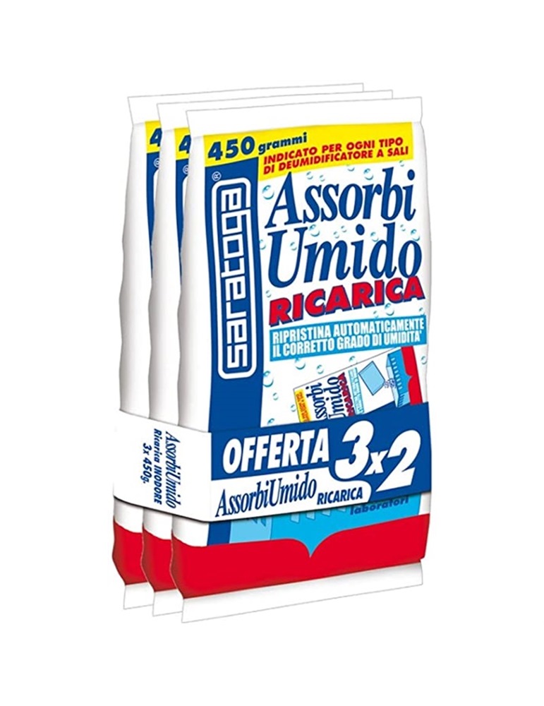 Assorbiumido ricarica saratoga 3x2 Assorbiumido ricarica saratoga 3x2