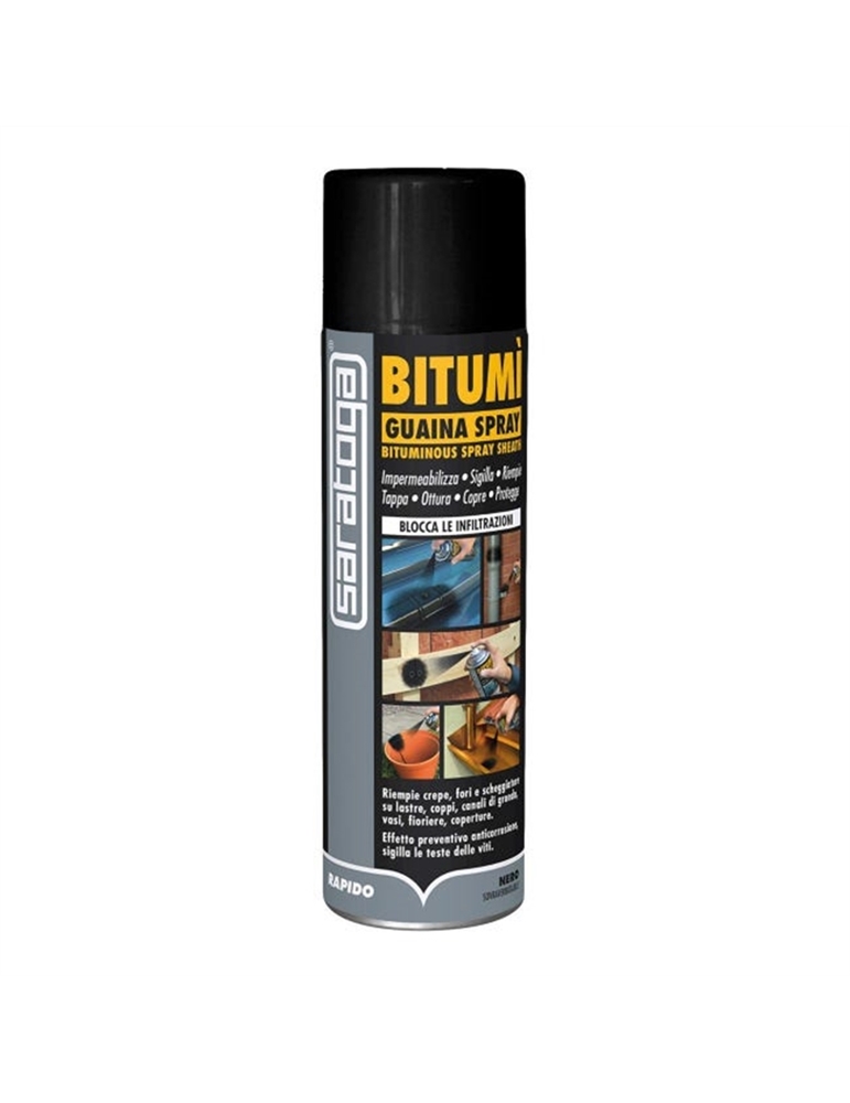 Bitumi guaina impermeabilizzante spray ml 500