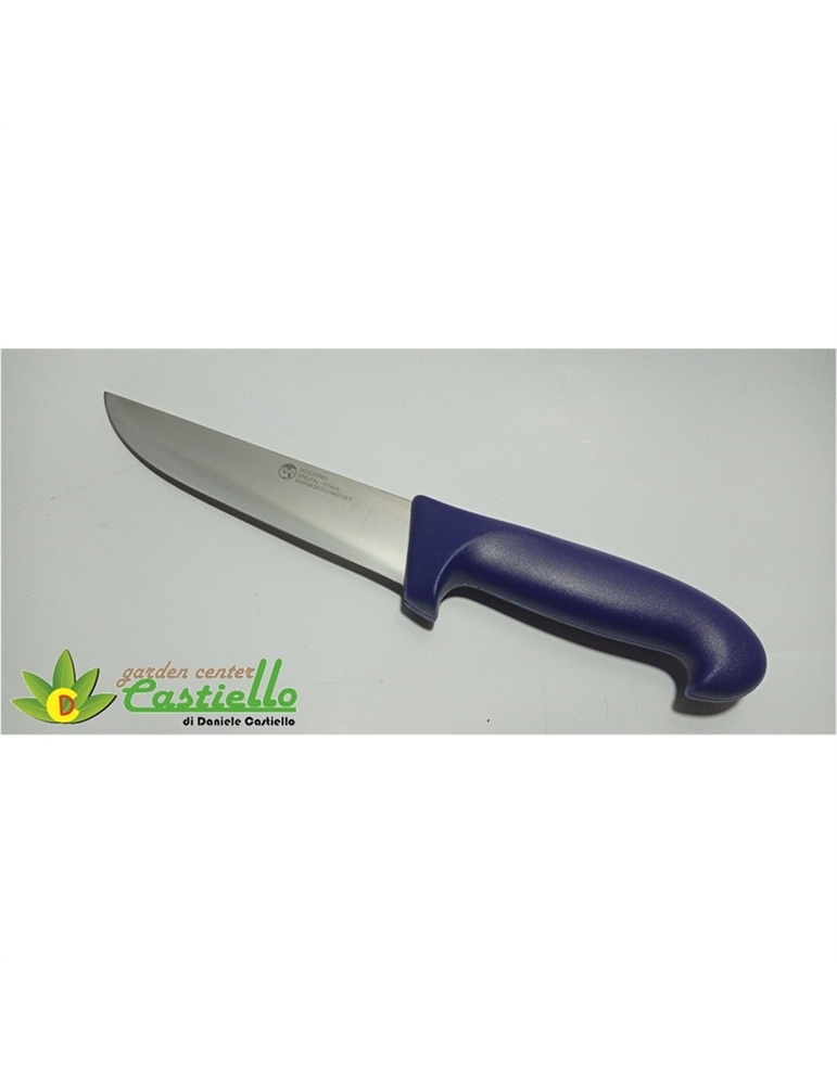 Coltello macellaio stretto inox cm16