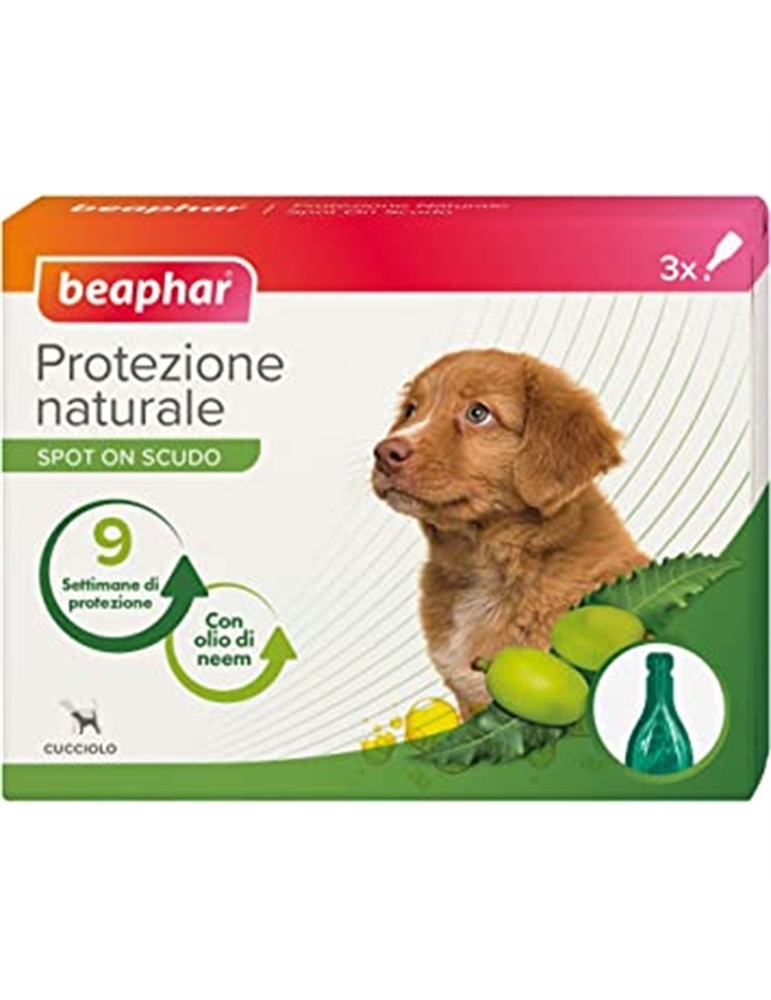 Beaphar 3 fiale da ml 1 per cani fino a 10 mesi di età