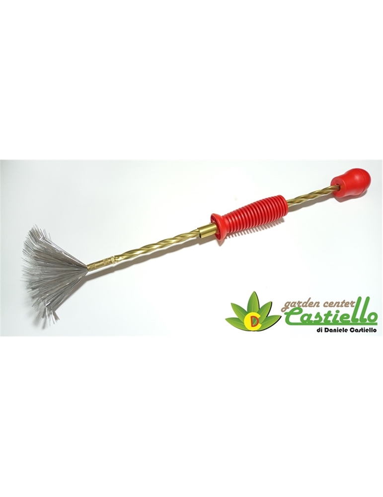 Lavabottiglie spazzolino classico in acciaio