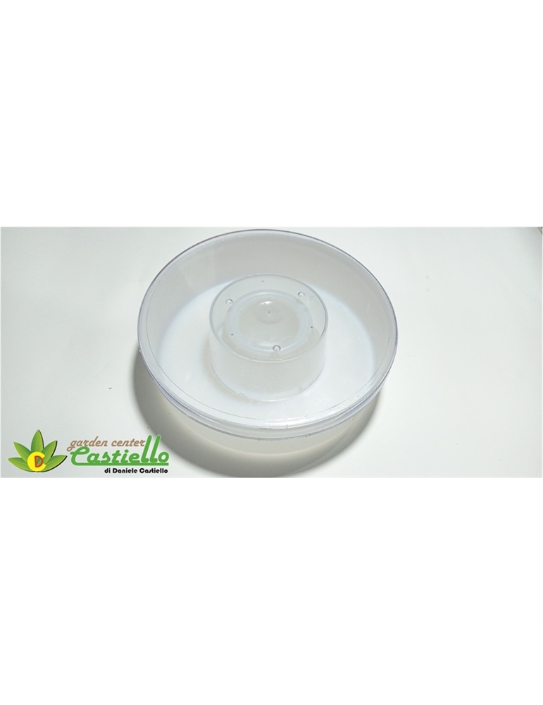 Nutritore in plastica a cilindro con coperchio da 1lt