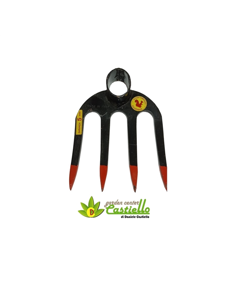 Zappa Quadridentino made in Italy occhio ovale mm50