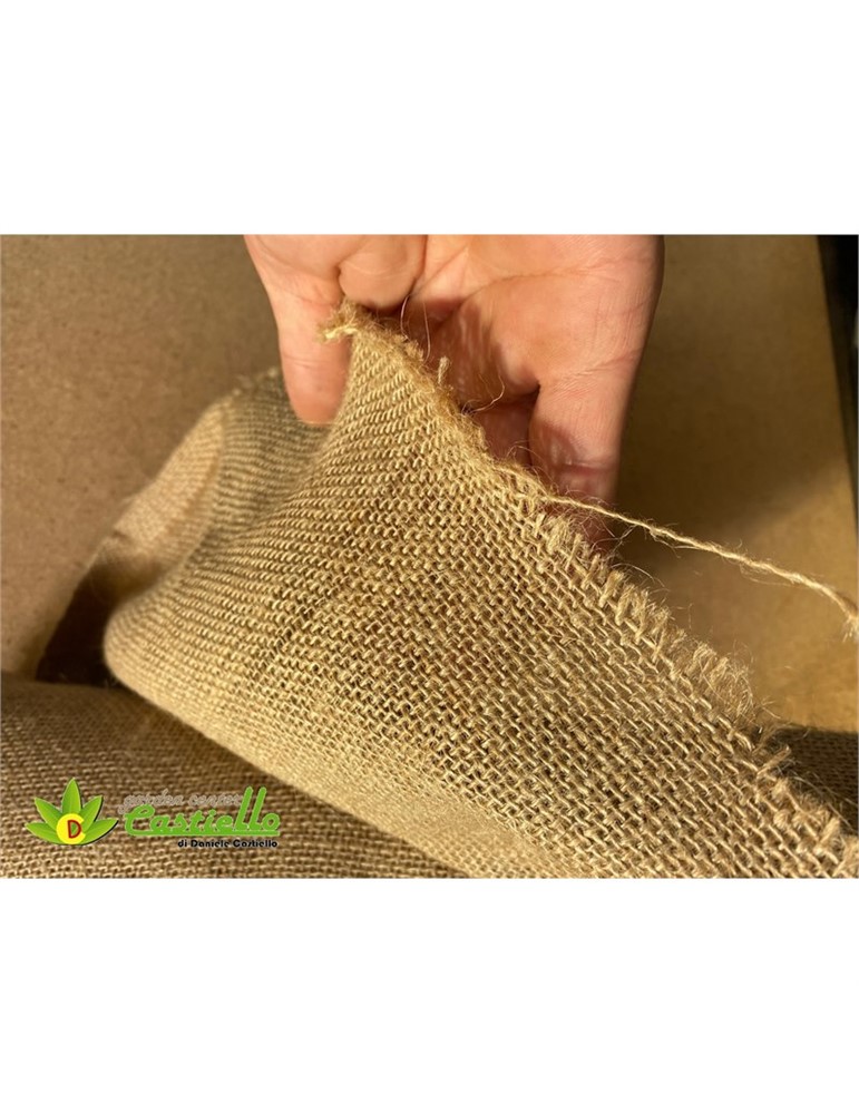 Telo juta 300 gr/mq  larghezza mt1,00 pacciamatura decorazioni