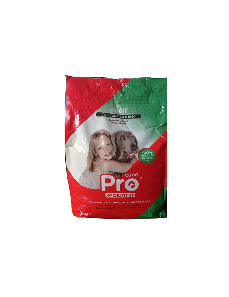 Giuntini procane agnello e riso kg 3 Giuntini procane agnello e riso kg 3