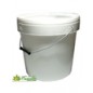 Secchio c/coperchio bianco lt 20 alimentare