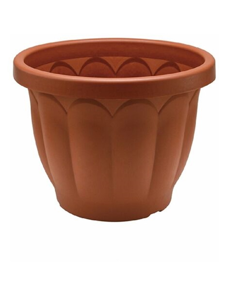 Vaso plastica cm.40 colore terracotta
