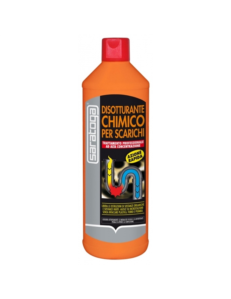Disgorgante liquido chimico saratoga lt 1