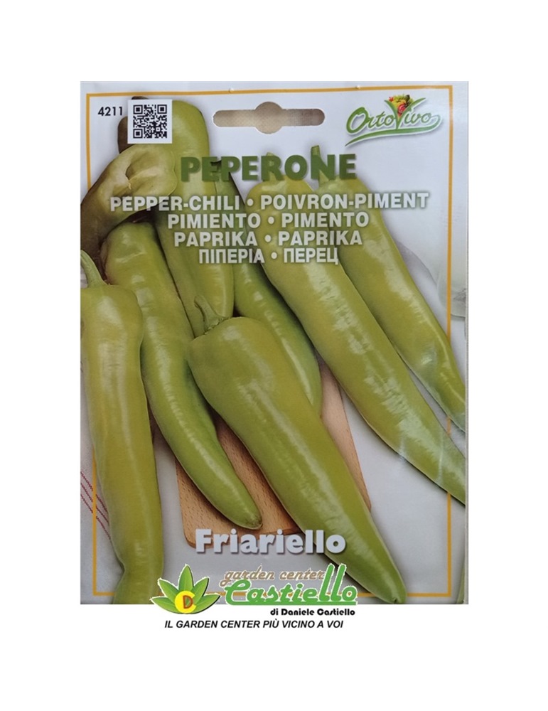 Peperone frigitello busta piccola hortus gr 2.5