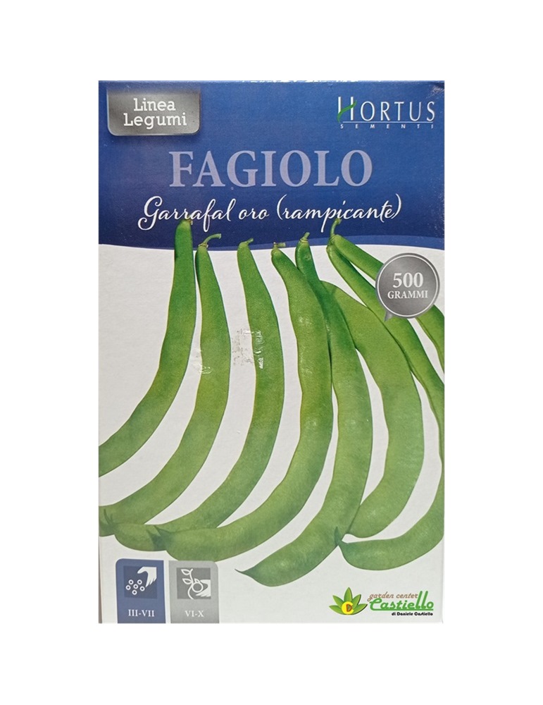 Fagiolo garrofal oro rampicante gr 500 HORTUS Fagiolo garrofal oro rampicante gr 500 HORTUS
