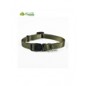 Collare in nylon green mm15 cm.25-40