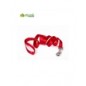 Guinzaglio in nylon rosso mm15 cm.120