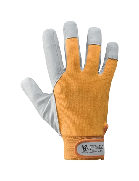 GUANTI NERI BALL GIALLO TG.9