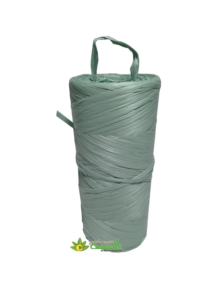 Rafia sintetica gomitoli verde gr200 c/ca