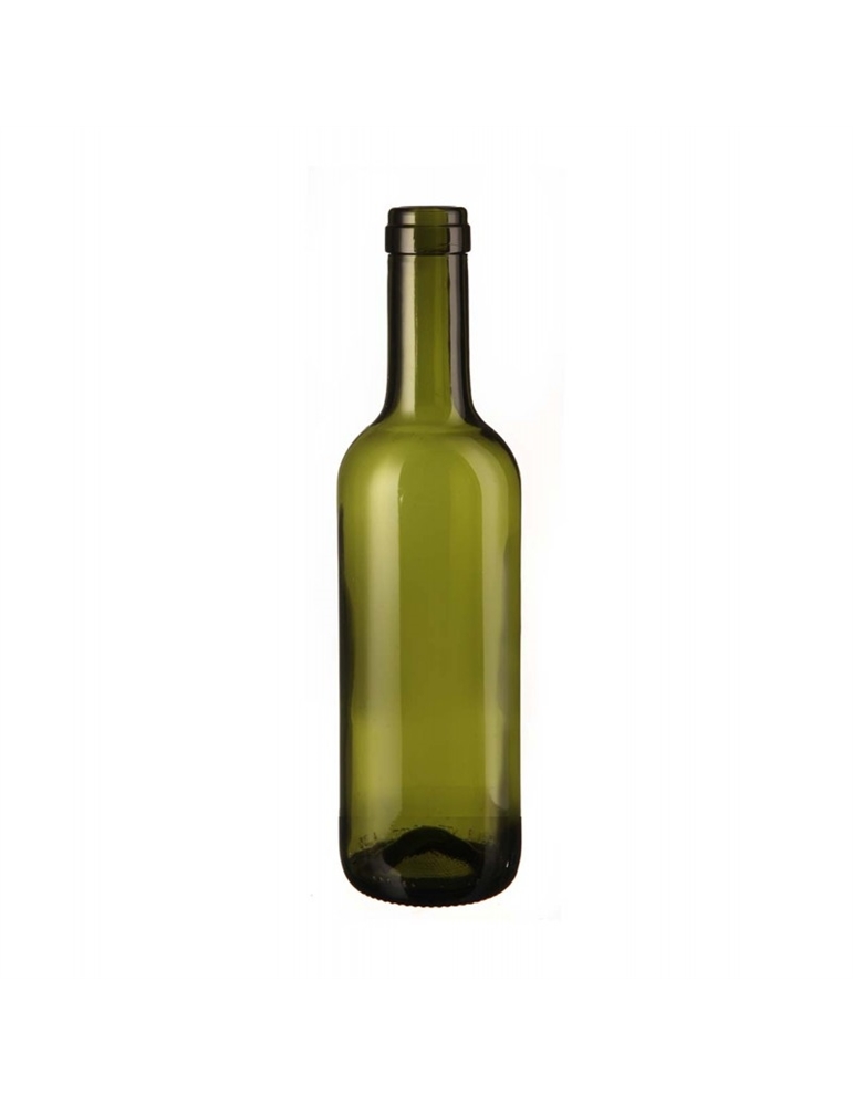 Bottiglia bordolese verde cc.375
