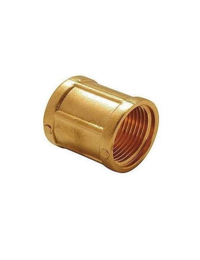 Manicotto 3/4pc ottone femmina/femmina