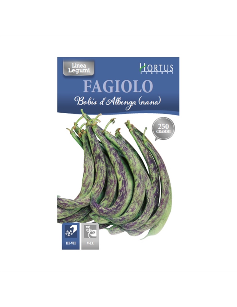 Fagiolo bobis d'albenga (nano GR. 250 HORTUS