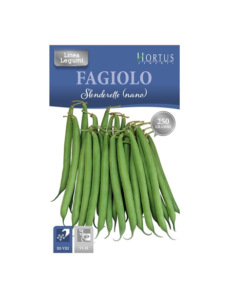 Fagiolo slenderette nano gr60 Hortus 