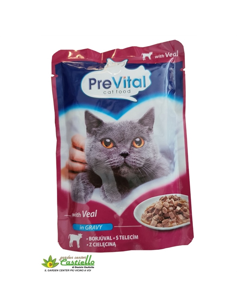 Prevital cat food with vitello in gravy GR 100