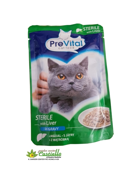 prevital cat food sterile with liver