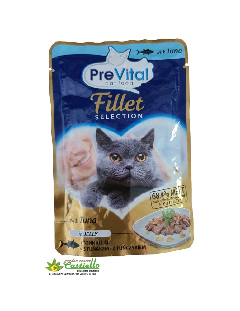 Prevital cat food con tonno in gelatina GR 85 Prevital cat food con tonno in gelatina GR 85